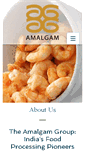 Mobile Screenshot of amalgamfoods.com